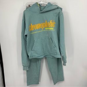 Madhappy Green Jogger Sweatpants Set Small